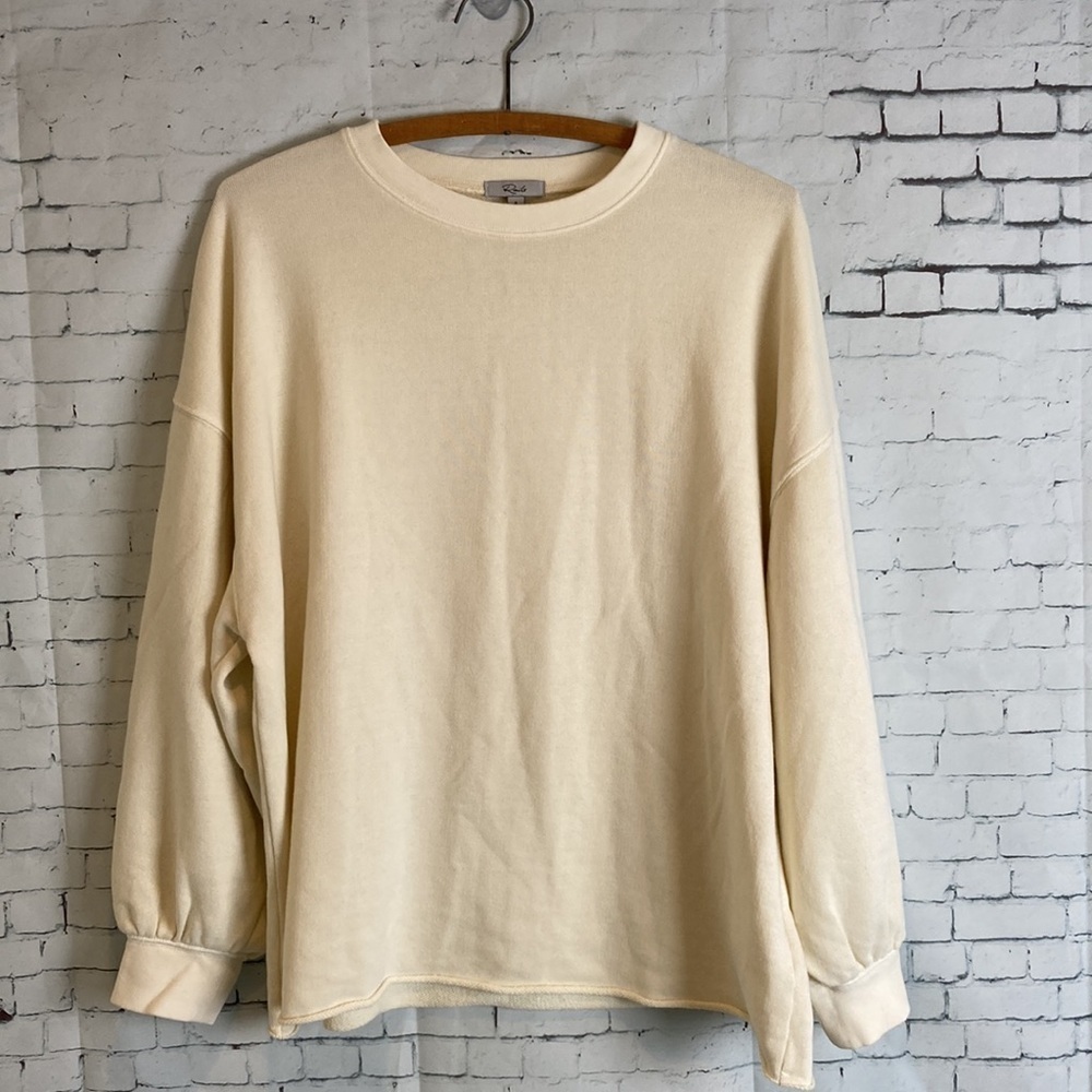 Rails Reeves Drop Sleeve Cuffed Oversized Rolled … - image 2